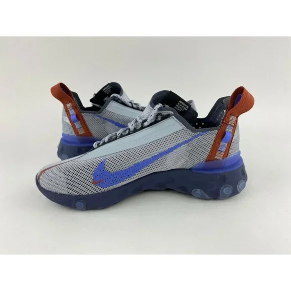 Nike React ISPA Wolf Grey Women's Size 6 Sneakers Shoes Gray Purple - Picture 9 of 12